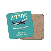 Thumbnail for Airbus A330-200F design on turquoise 1 piece coaster