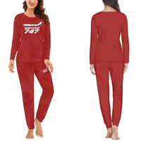 Thumbnail for The Boeing 747 women pajamas - Red