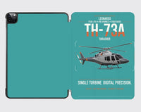 Thumbnail for Leonardo TH-73A Thrasher design on turquoise ipad tablet case