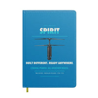 Thumbnail for Ascent AeroSystems Spirit design on turquoise notebook