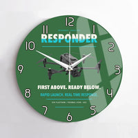 Thumbnail for BRINC Responder design on green no frame wall clock
