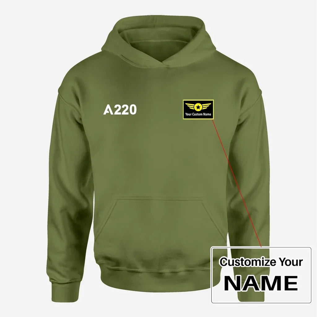 Customisable Airbus A220 Hoodie - view 9