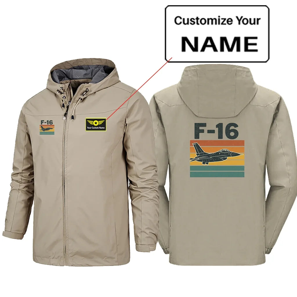 F-16 Fighting Falcon Rain Jacket - view 9