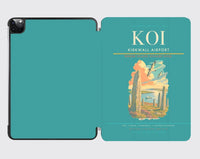 Thumbnail for Kirkwall Airport (KOI) design on turquoise ipad tablet case