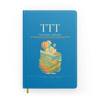 Thumbnail for Taitung Airport (TTT) design on turquoise notebook