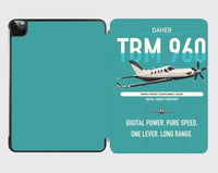 Thumbnail for Daher TBM 960 design on turquoise ipad tablet case