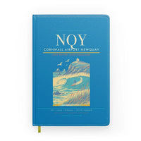 Thumbnail for Cornwall Airport Newquay (NQY) design on turquoise notebook