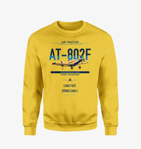 Thumbnail for Air Tractor AT-802F design on yellow sweatshirt