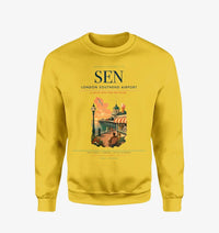 Thumbnail for London Southend Airport (SEN) design on yellow sweatshirt