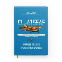 Thumbnail for Canadair CL-415EAF design on turquoise notebook