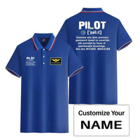 Thumbnail for Customisable Pilot [Noun] Polo Shirt - view 9