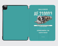 Thumbnail for AE 2100D3 design on turquoise ipad tablet case