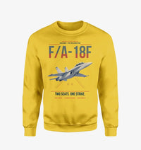 Thumbnail for F-A-18F Super Hornet design on yellow sweatshirt