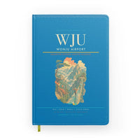 Thumbnail for Wonju Airport (WJU) design on turquoise notebook