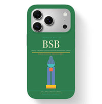 Thumbnail for Brasilia Airport (BSB) design on green iPhone 17 Pro MagSafe case