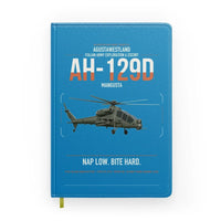 Thumbnail for AgustaWestland AH-129D Mangusta design on turquoise notebook