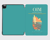Thumbnail for Oshima Airport (OIM) design on turquoise ipad tablet case