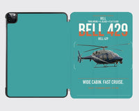 Thumbnail for Bell 429 design on turquoise ipad tablet case