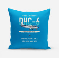 Thumbnail for DHC-6 Twin Otter Classic 300-G design on turquoise pillow