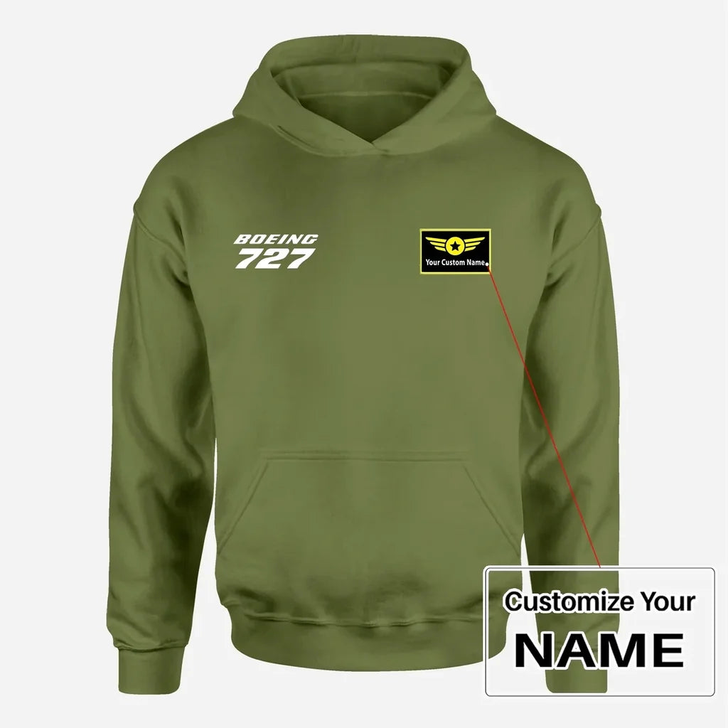 Customisable Boeing 727 Hoodie - view 9