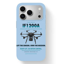 Thumbnail for Inspired Flight IF1200A Case design on light blue iphone case