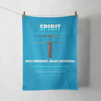 Thumbnail for Ascent AeroSystems Spirit design on turquoise towel