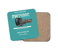 Thumbnail for PW1500G design on turquoise 1 piece coaster