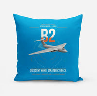 Thumbnail for Handley Page Victor B2 design on turquoise pillow