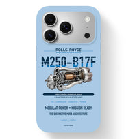 Thumbnail for M250-B17F Case design on light blue iphone case