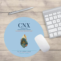 Thumbnail for Chiang Mai International Airport (CNX) design on light blue round mouse pad