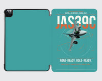 Thumbnail for Saab JAS 39C Gripen design on turquoise ipad tablet case