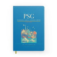 Thumbnail for Petersburg James A. Johnson Airport (PSG) design on turquoise notebook