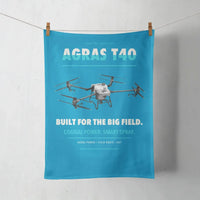 Thumbnail for DJI Agras T40 design on turquoise towel