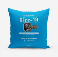 Thumbnail for GEnx-1B design on turquoise pillow