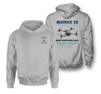 Thumbnail for DJI Matrice 30 design on light gray hoodie