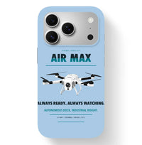 Thumbnail for Percepto Air Max Case design on light blue iphone case