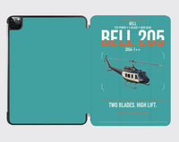 Thumbnail for Bell 205A-1++ design on turquoise ipad tablet case