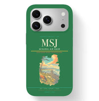 Thumbnail for Misawa Airport (MSJ) design on green iPhone 17 Pro MagSafe case