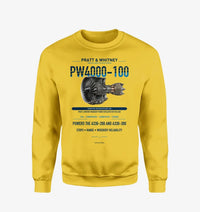 Thumbnail for PW4000-100 design on yellow sweatshirt