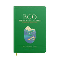 Thumbnail for Bergen Airport Flesland BGO - Seven-Rain Fjord Tapestry - Green