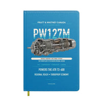 Thumbnail for PW127M design on turquoise notebook
