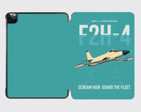 Thumbnail for F2H-4 Banshee design on turquoise ipad tablet case
