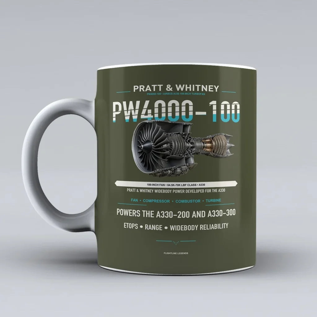 Mug design on green army pw4000 100