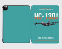 Thumbnail for HC-130J COMBAT KING II design on turquoise ipad tablet case