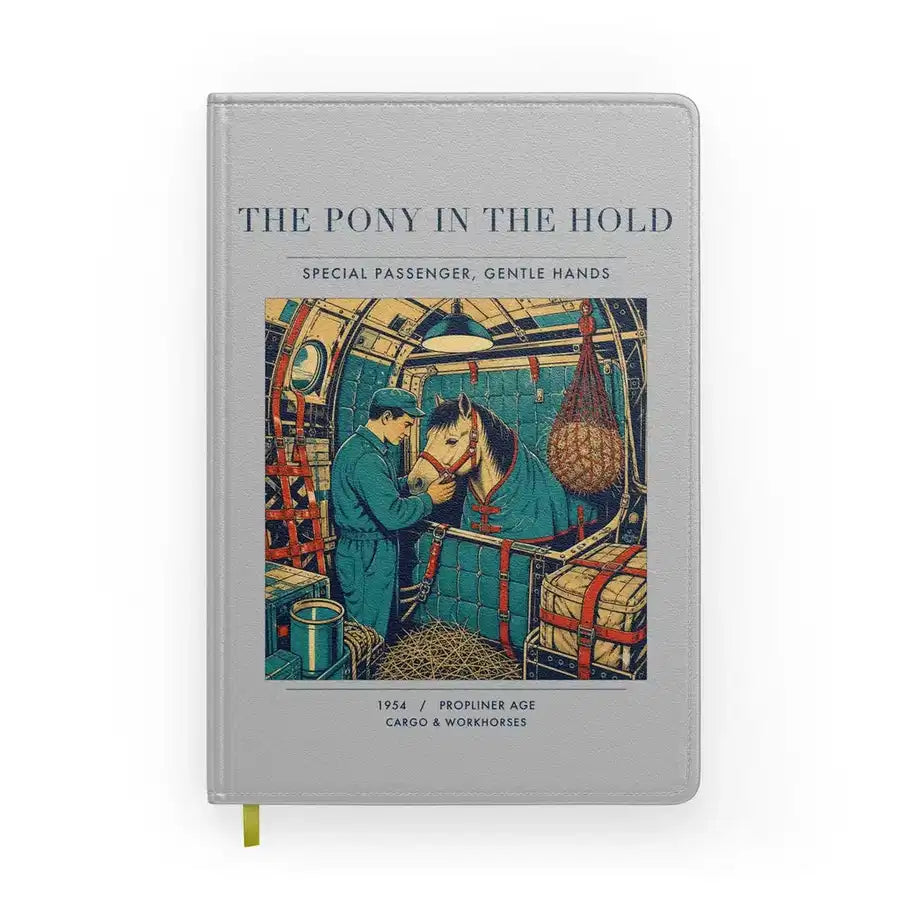 VINTAGE G4235 - The Pony In The Hold - Designed Notebooks design on lightgray