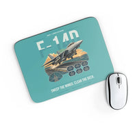 Thumbnail for F-14D Tomcat design on turquoise rectangle mouse pad