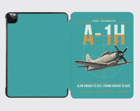 Thumbnail for A-1H Skyraider design on turquoise ipad tablet case