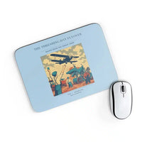 Thumbnail for VINTAGE G4389 - The Threshing Day Flyover - Designed Mouse Pads design on lightblue rectangle
