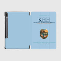 Thumbnail for Kaohsiung International Airport (KHH) design on light blue samsung tablet tablet case