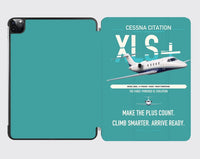 Thumbnail for Cessna Citation XLSPlus design on turquoise ipad tablet case